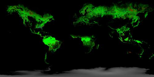 Deforestation world map